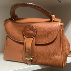 Dooney & Bourke Tan Leather Satchel